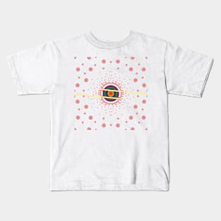 horror eyes fantastic and colorful graphic design ironpalette Kids T-Shirt